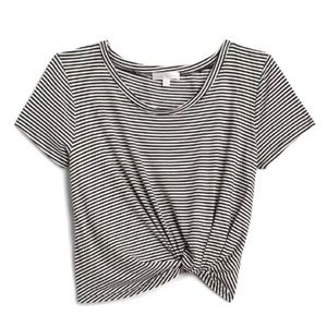 Nine Britton Nura Knot Front Knit Top